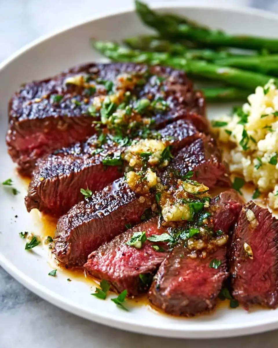 skirt steak with garlic butter recipe
