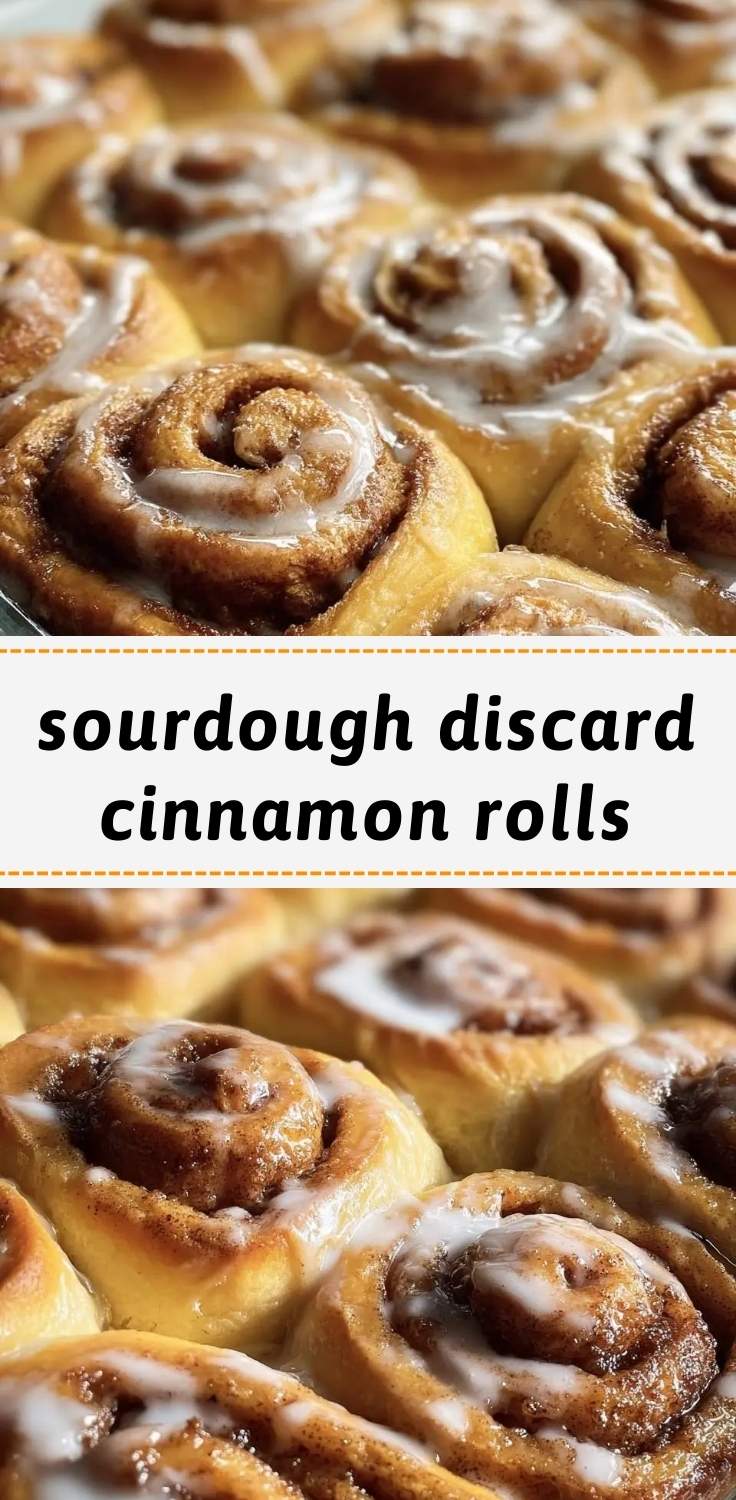 sourdough discard cinnamon rolls pinterest