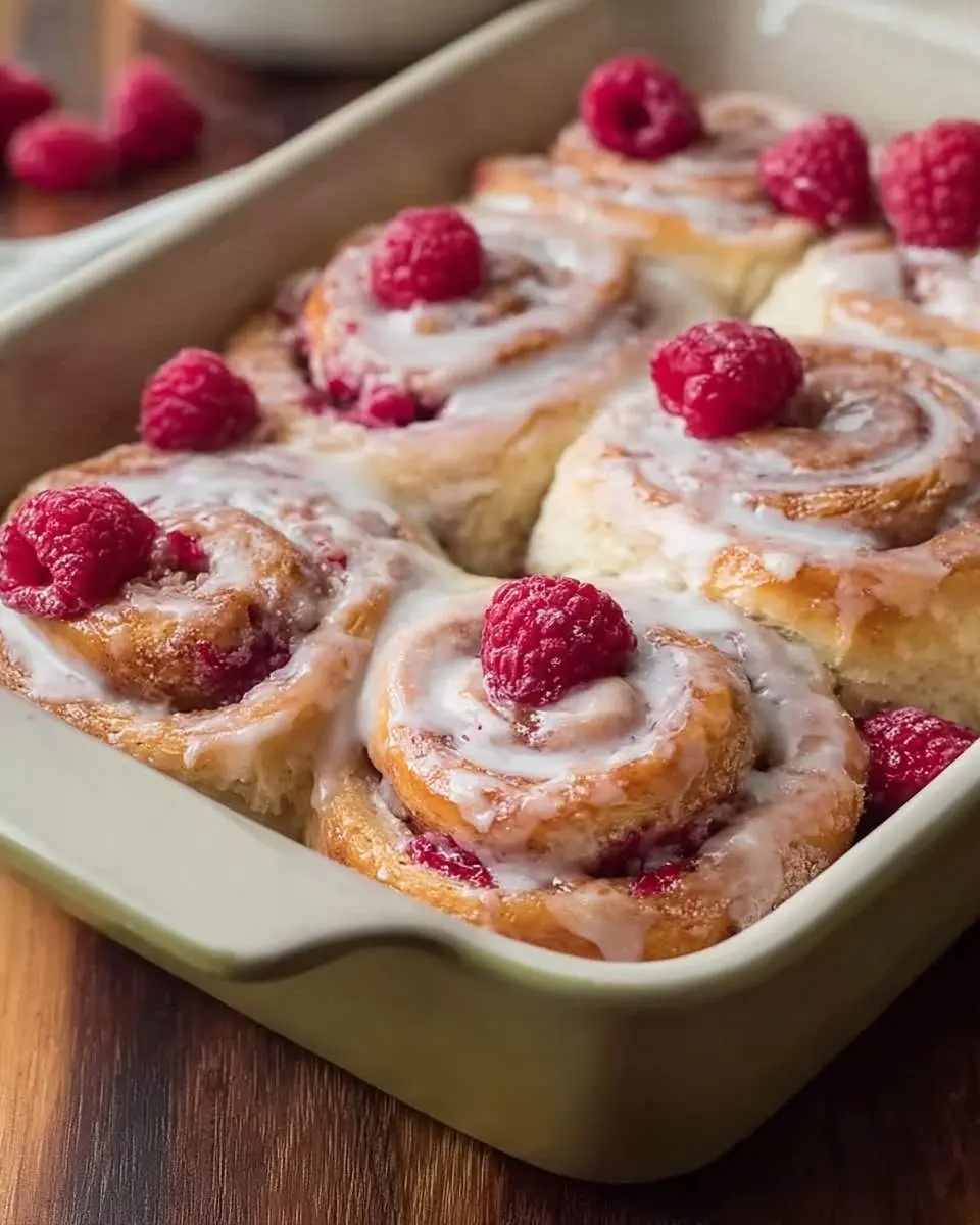 sourdough raspberry lemon rolls recipe