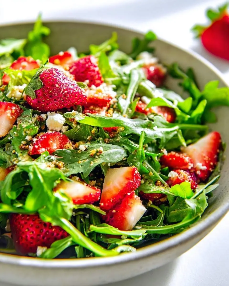 strawberry arugula salad recipe 1