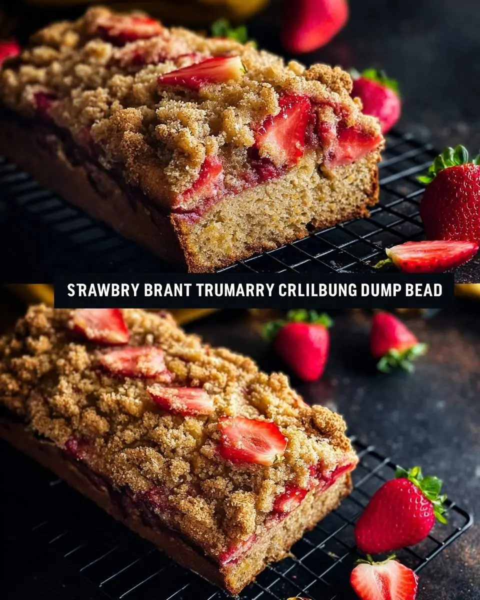 strawberry banana bread with crumb topping recipe 1