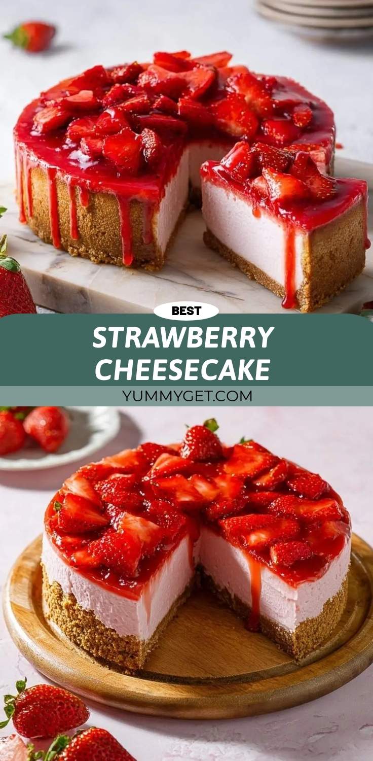 strawberry cheesecake pinterest