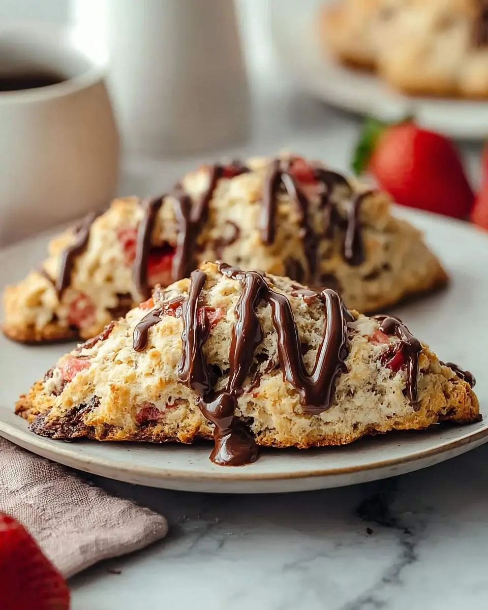 strawberry nutella scones recipe 1