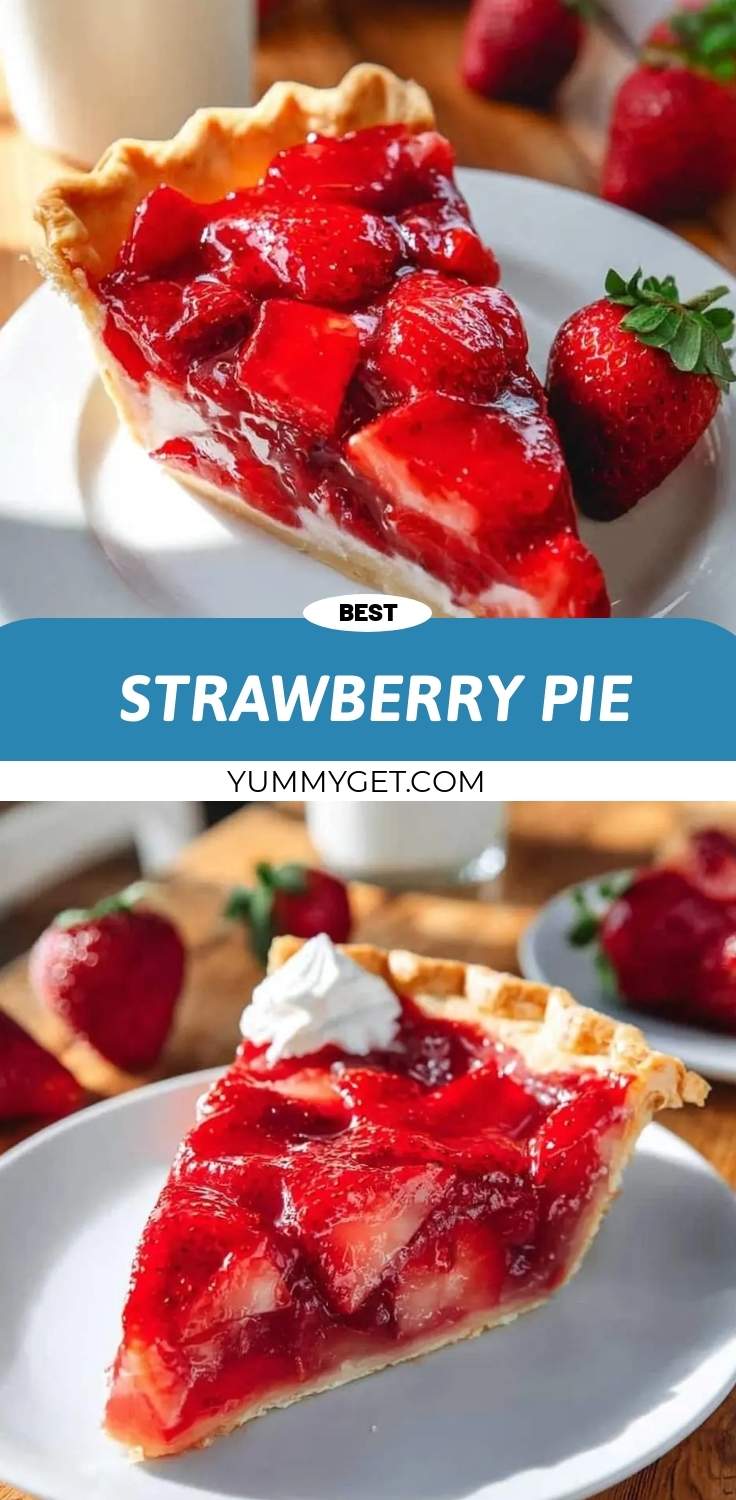 strawberry pie pinterest