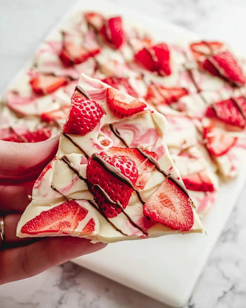 strawberry yogurt bark recipe