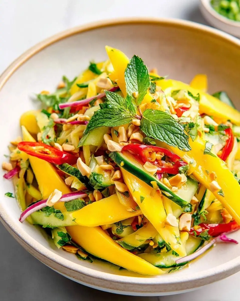 thai mango salad with crunch recipe 1