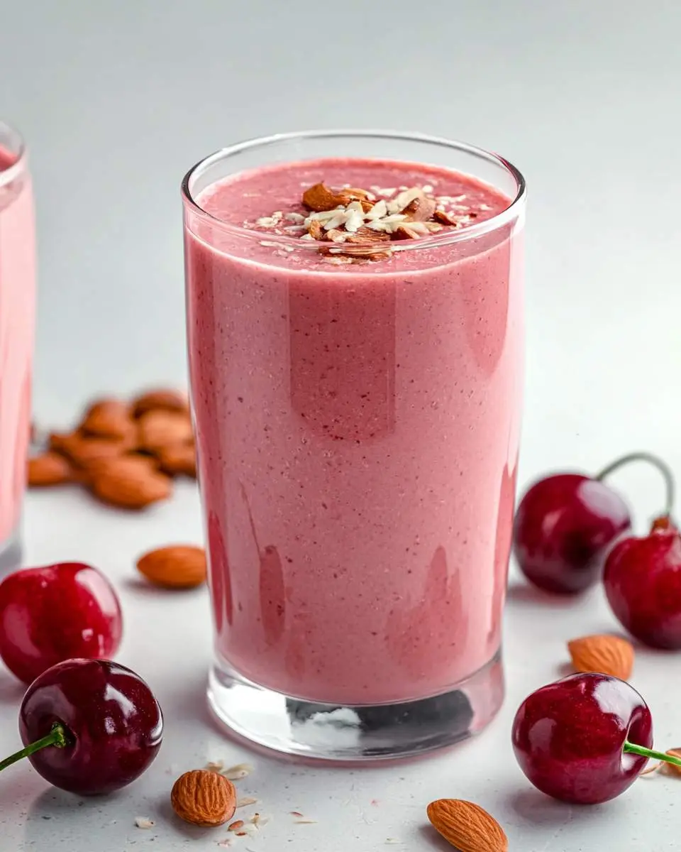 almond cherry smoothie 1 almond cherry smoothie recipe