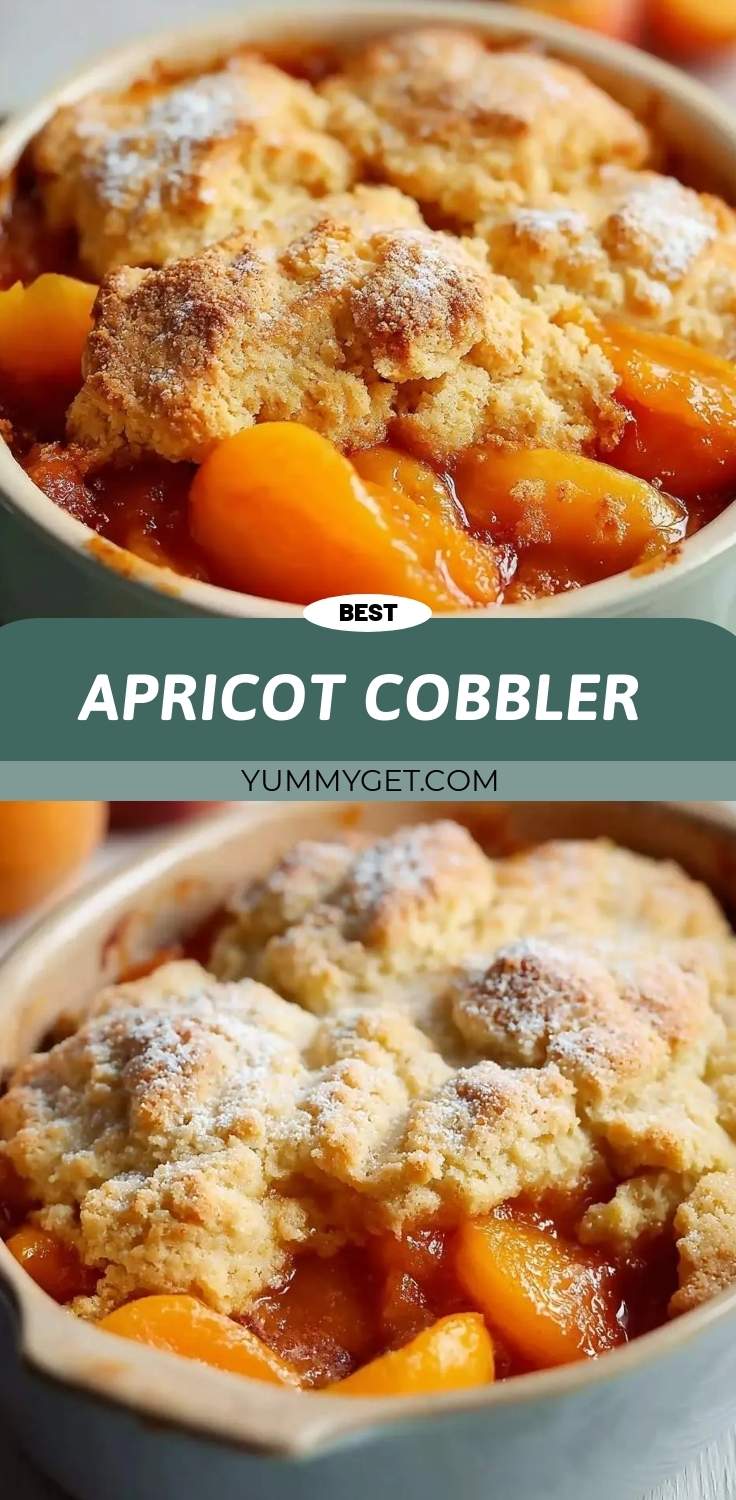 apricot cobbler pinterest 1