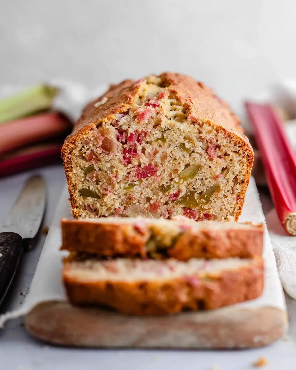 buttermilk rhubarb bread recipe 1