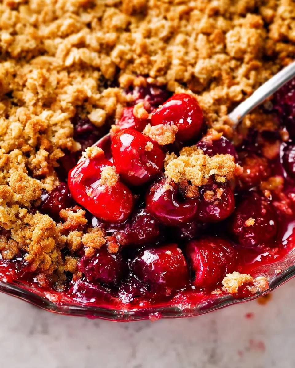 cherry crisp recipe