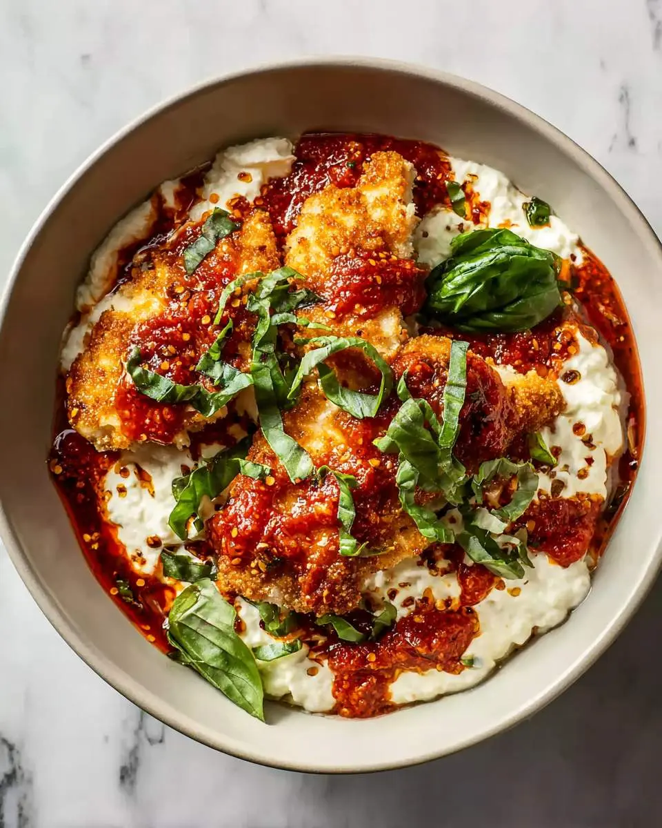 chicken parm cottage cheese bowl recipe 1