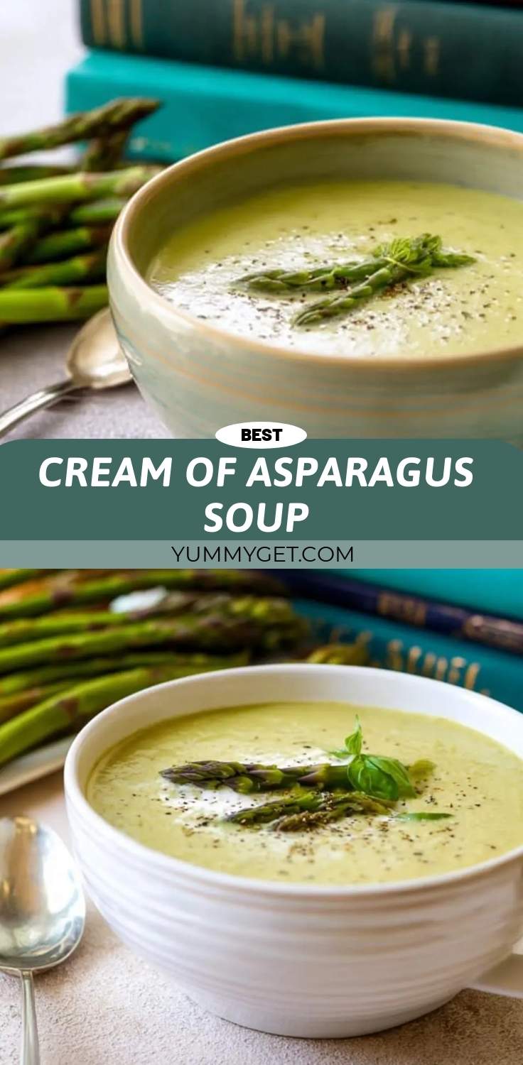 Cream of Asparagus Soup 3 cream of asparagus soup pinterest