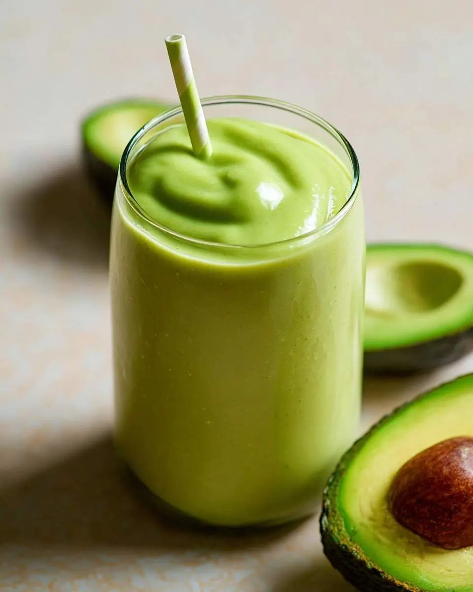 creamy avocado smoothie recipe 1