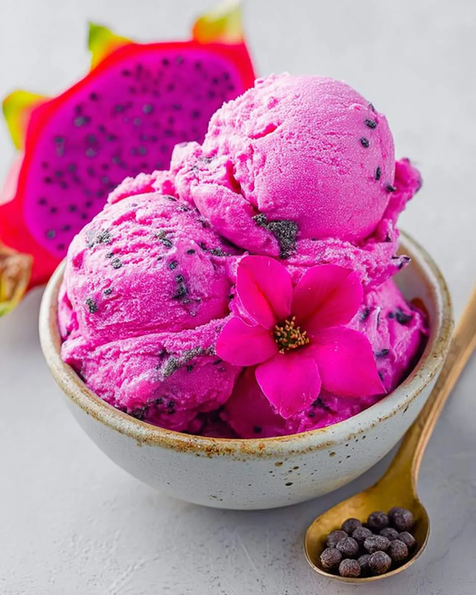 dragon fruit ice cream recipe