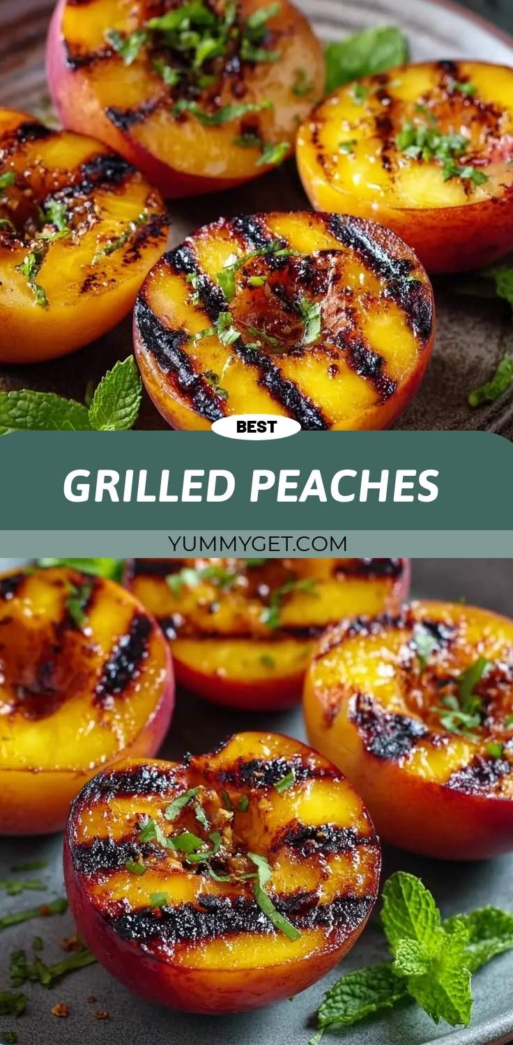 Grilled Peaches 3 grilled peaches pinterest 1