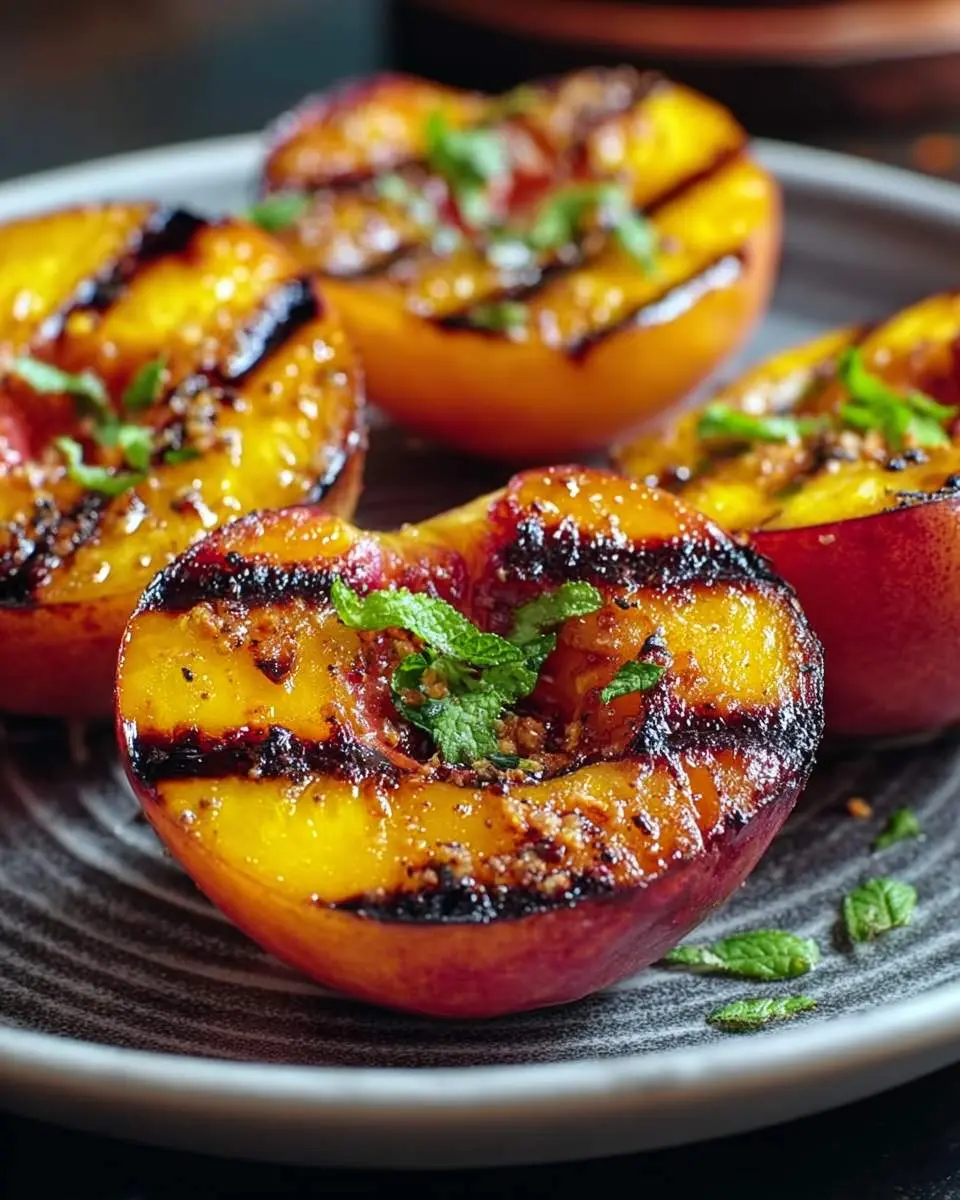 Grilled Peaches 1 grilled peaches recipe 2