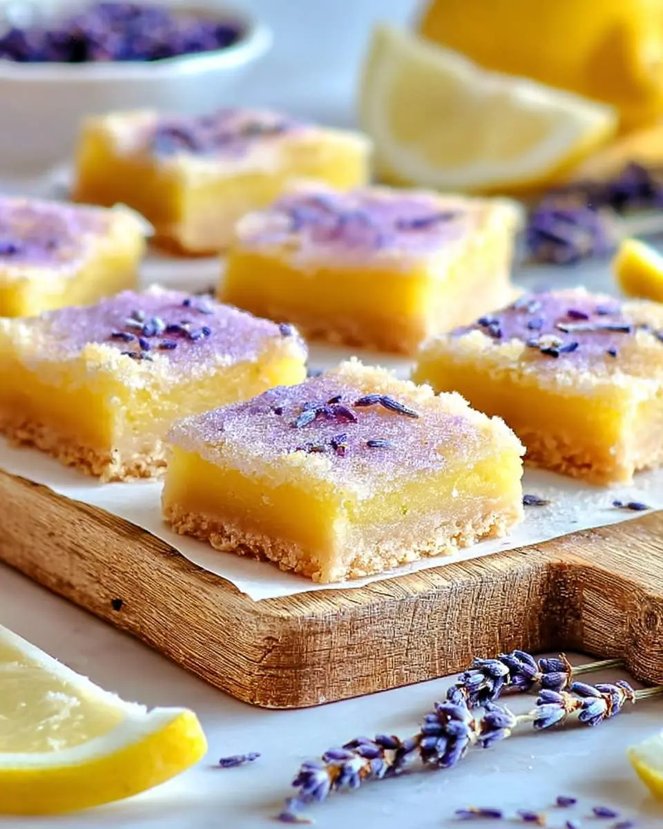 Lavender Lemon Bars 1 lavender lemon bars recipe