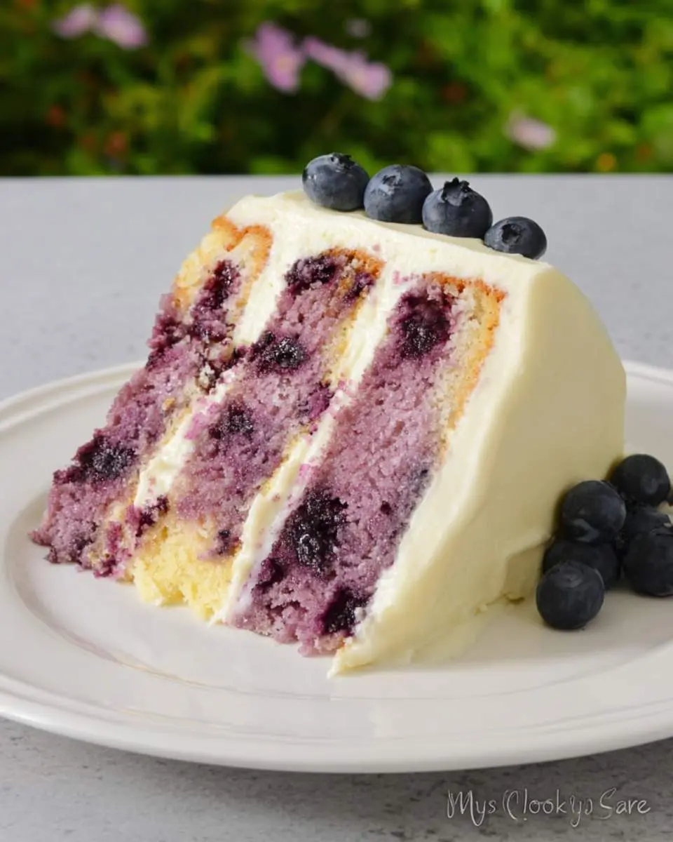 lemon blueberry cake with cream cheese frosting recipe 2