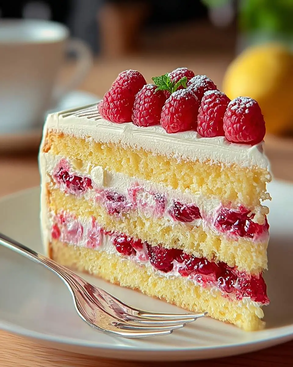 Lemon Raspberry Layer Cake 1 lemon raspberry layer cake recipe