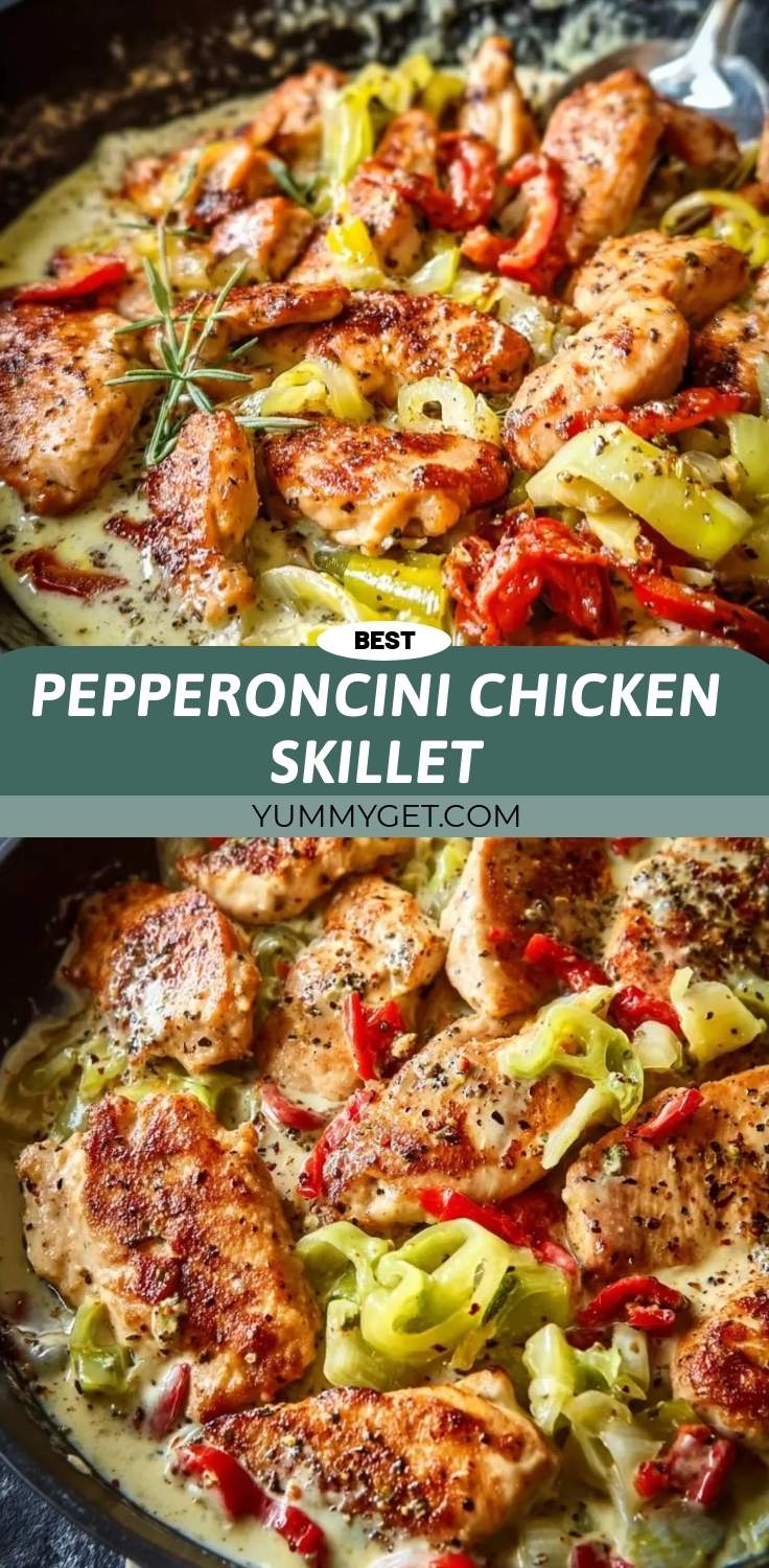 Pepperoncini Chicken Skillet 3 pepperoncini chicken skillet pinterest
