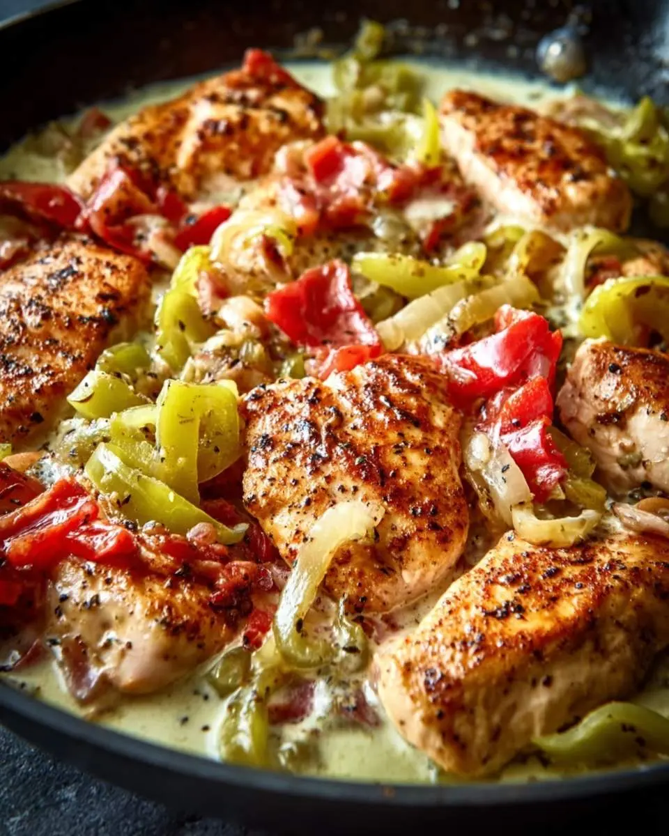 Pepperoncini Chicken Skillet 1 pepperoncini chicken skillet recipe