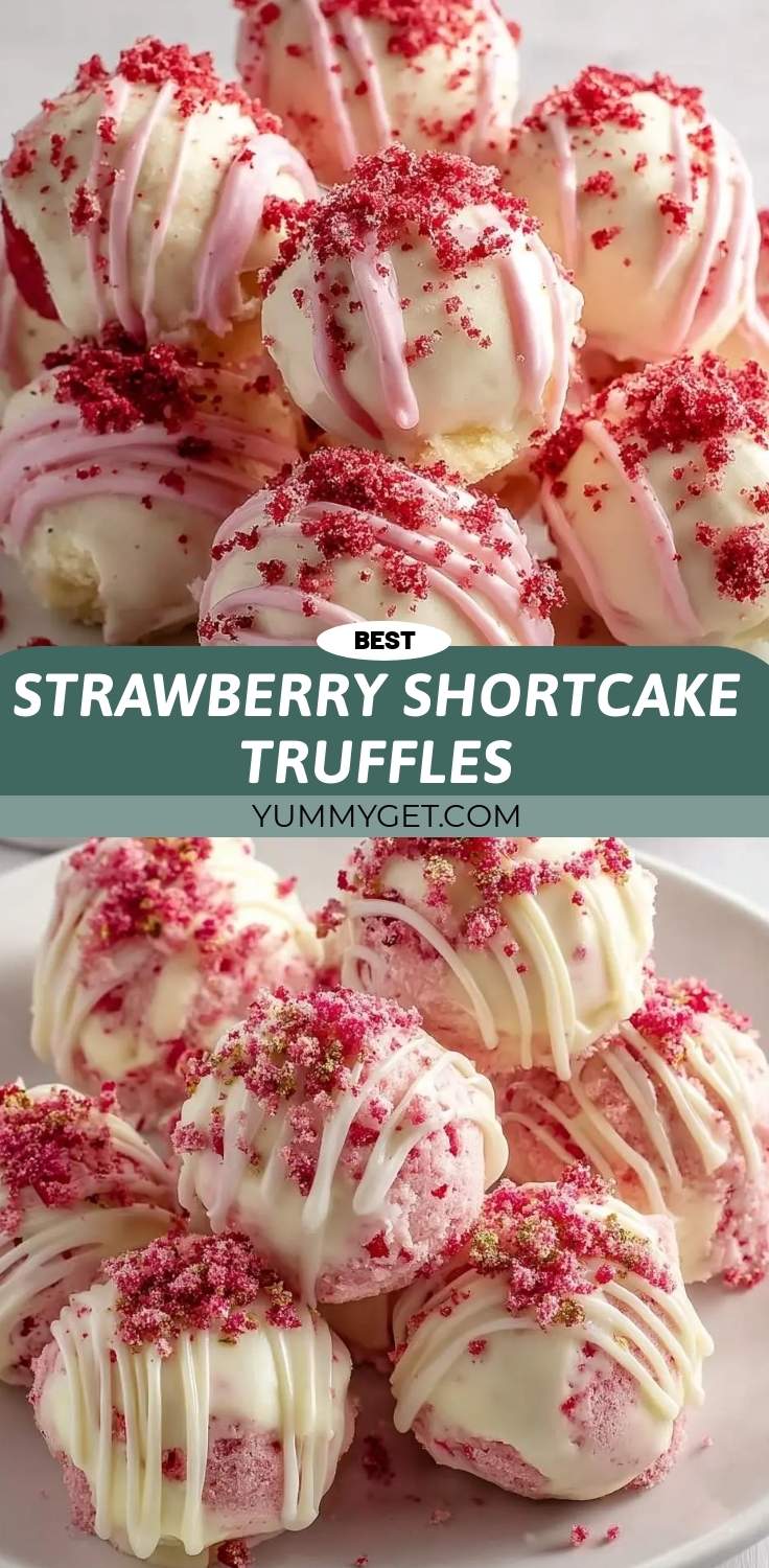 strawberry shortcake truffles pinterest