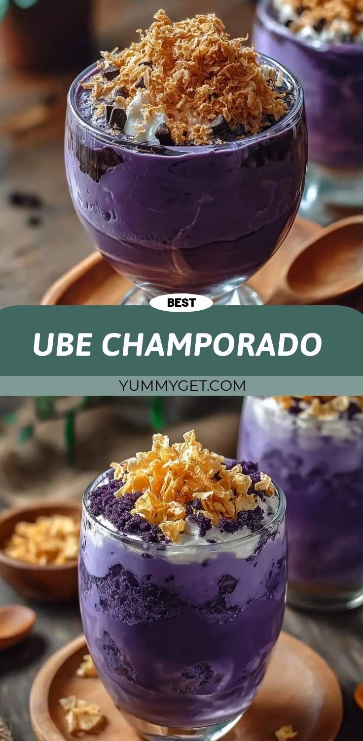 ube champorado pinterest