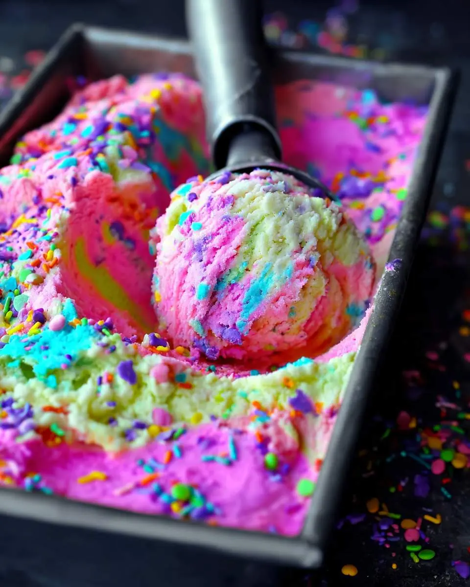 Unicorn Ice Cream 1 unicorn ice cream recipe