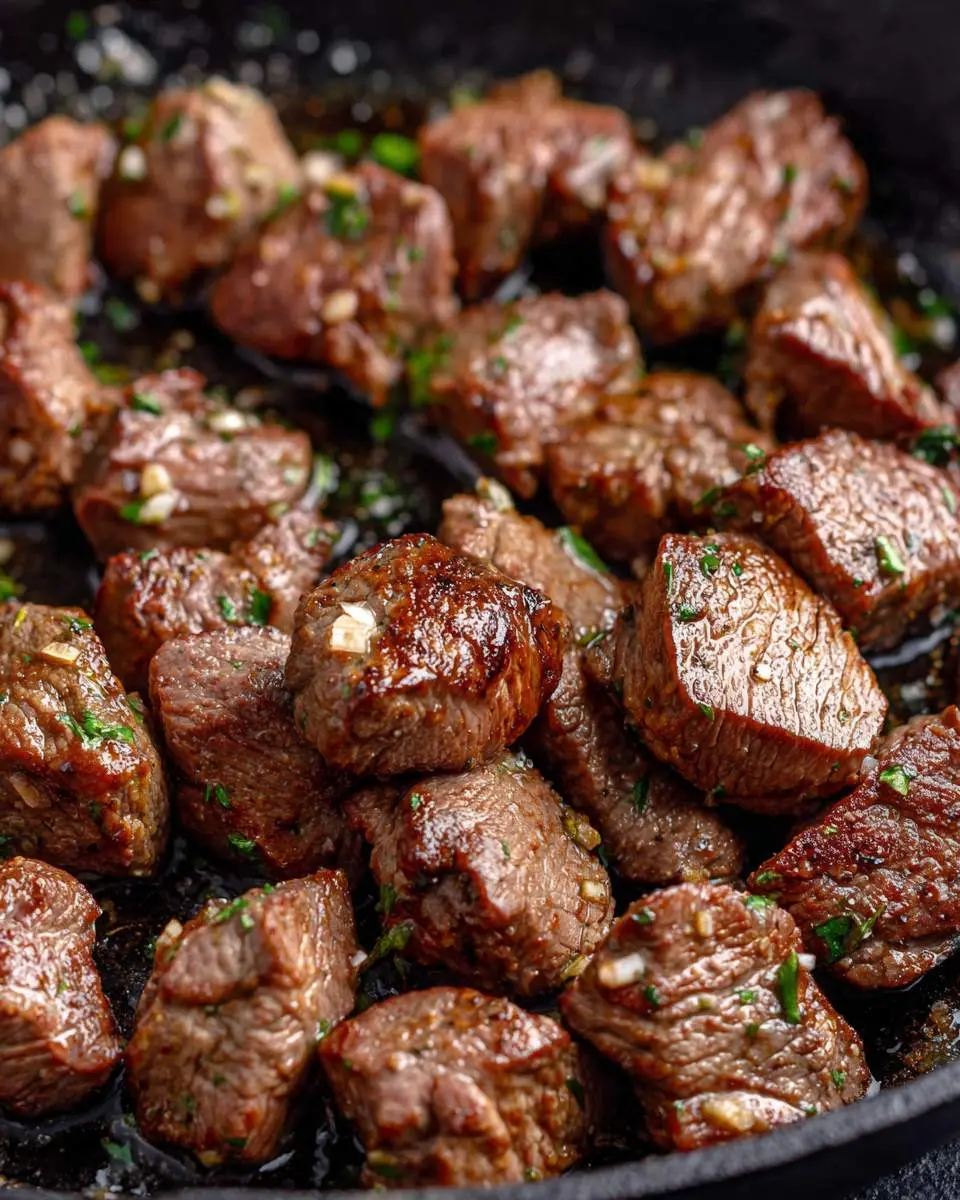 Air Fryer Steak Bites 2 step by step preparation of the recipe