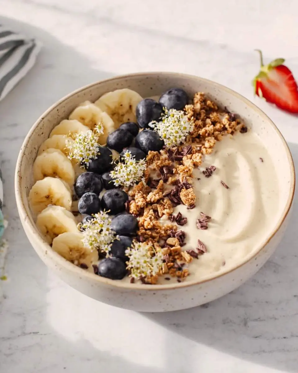 Banana Smoothies Recipes Bowl 1 Banana smoothies recipes bowl ingredients and preparation