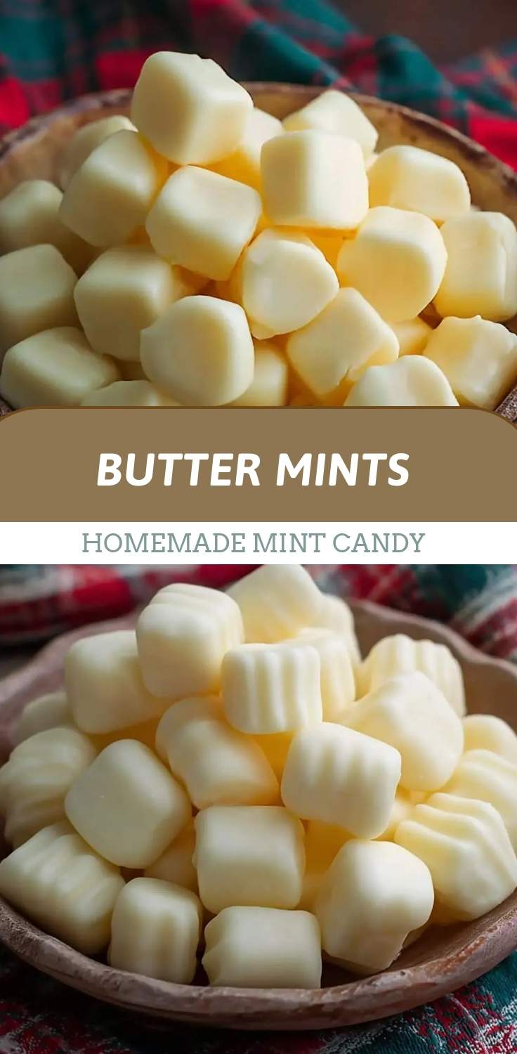 Butter mints 3 finished dish ready to serve