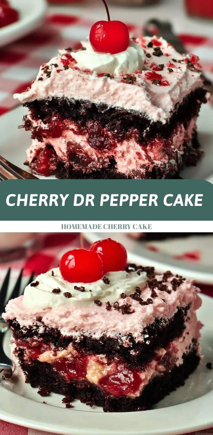 Cherry Dr Pepper Cake 3 finished dish ready to serve
