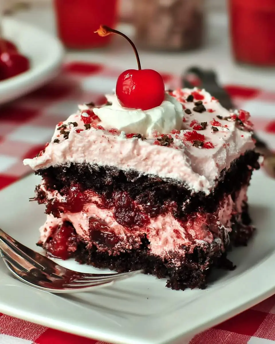 Cherry Dr Pepper Cake 2 step by step preparation of the recipe