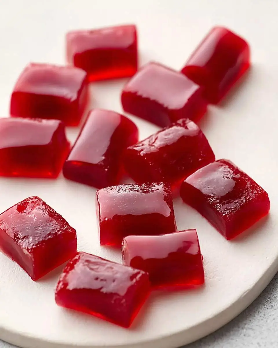 Cranberry Pomegranate Caramels 2 step by step preparation of the recipe
