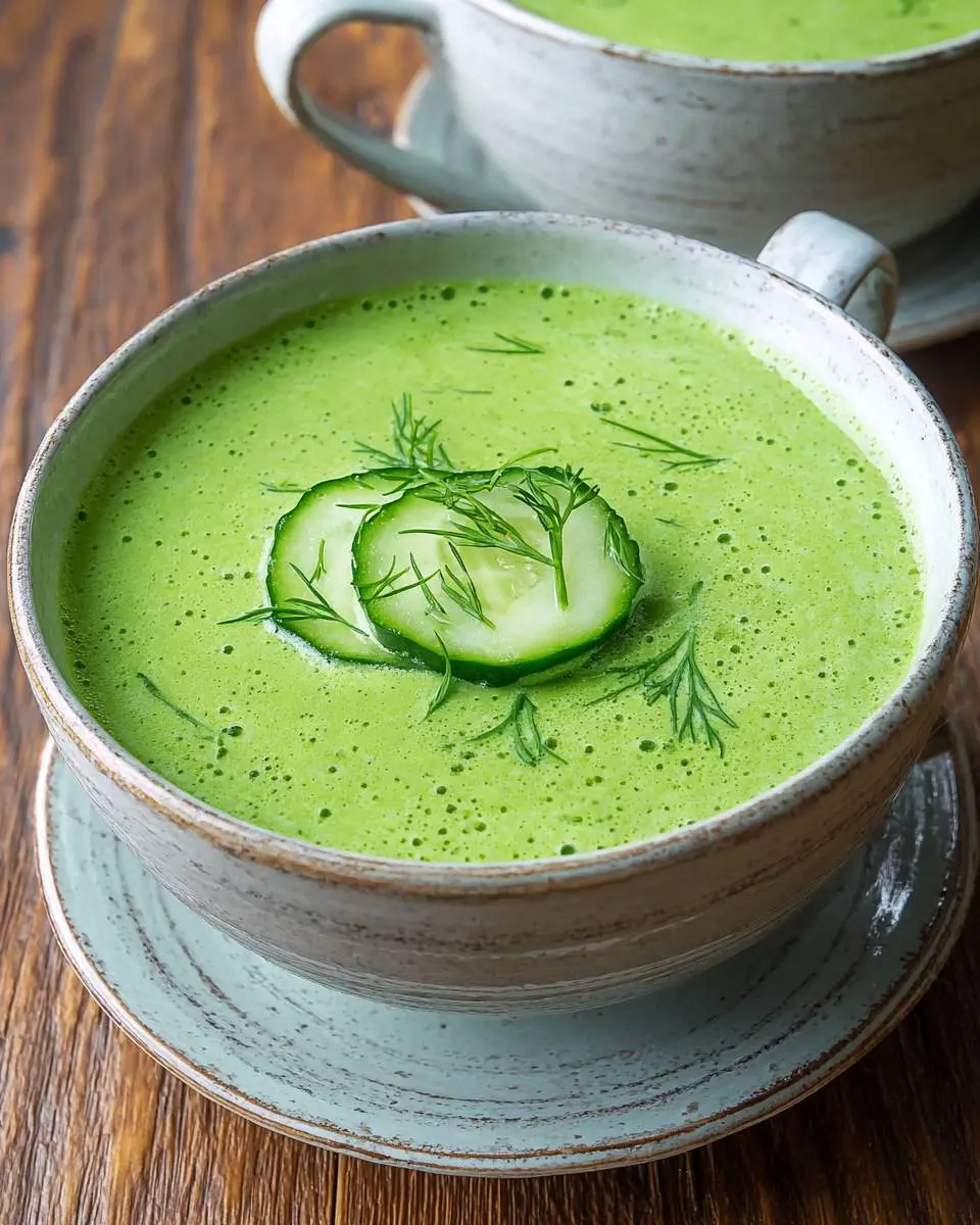 Cucumber Avocado Soup 1 cucumber avocado soup ingredients and preparation