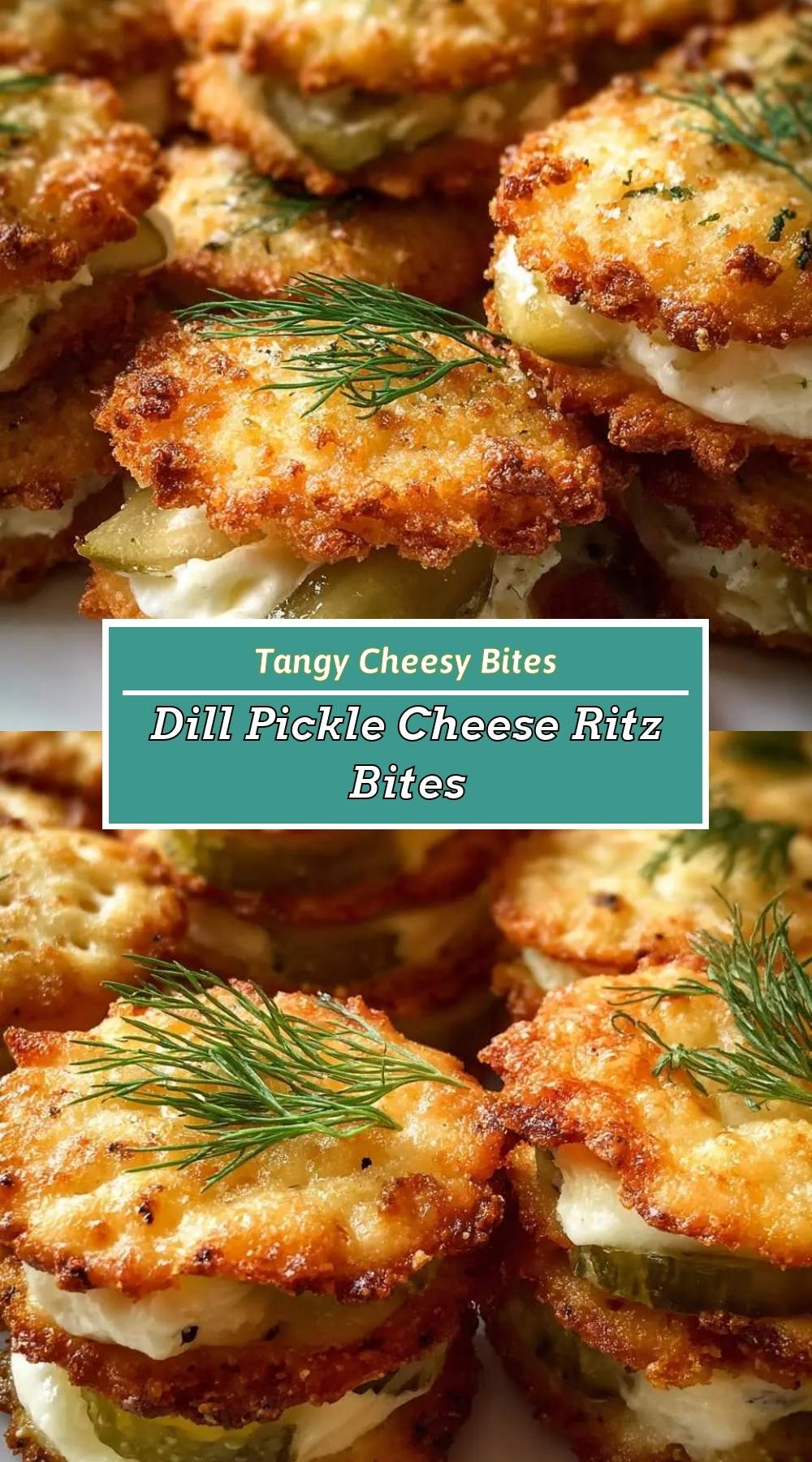 Dill Pickle Cheese Ritz Bites 3 finished dish ready to serve