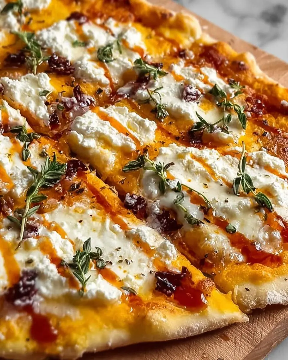 Hot Honey Ricotta Pizza 2 step by step preparation of the recipe