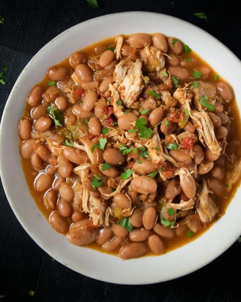Jalapeño Beans with Shredded Chicken 1 jalapeño beans with shredded chicken ingredients and preparation