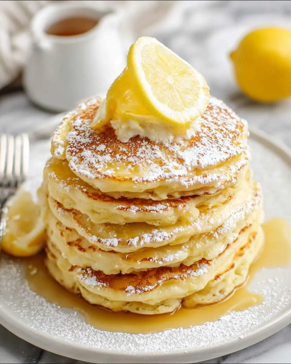 Lemon ricotta pancakes ingredients and preparation