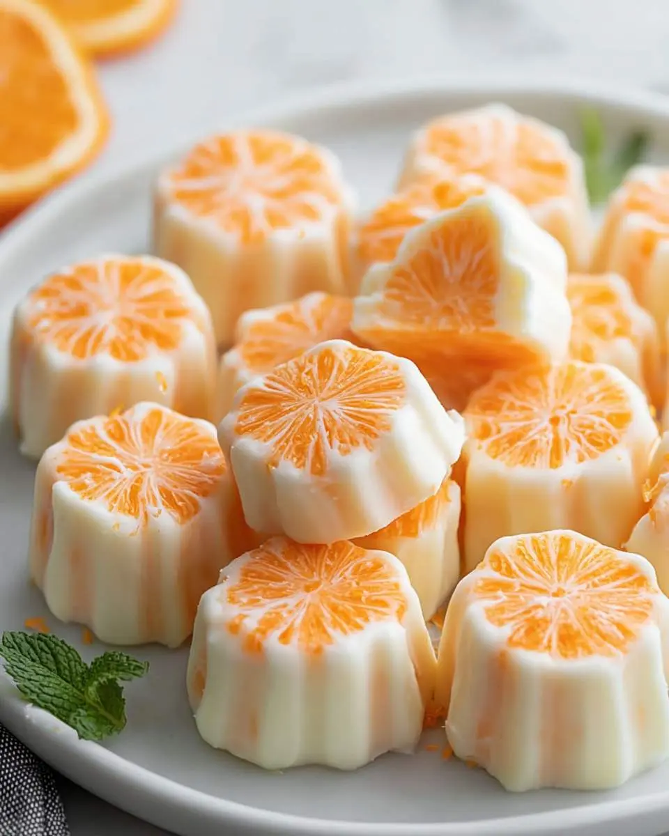 Orange cream cheese mints 2 step by step preparation of the recipe