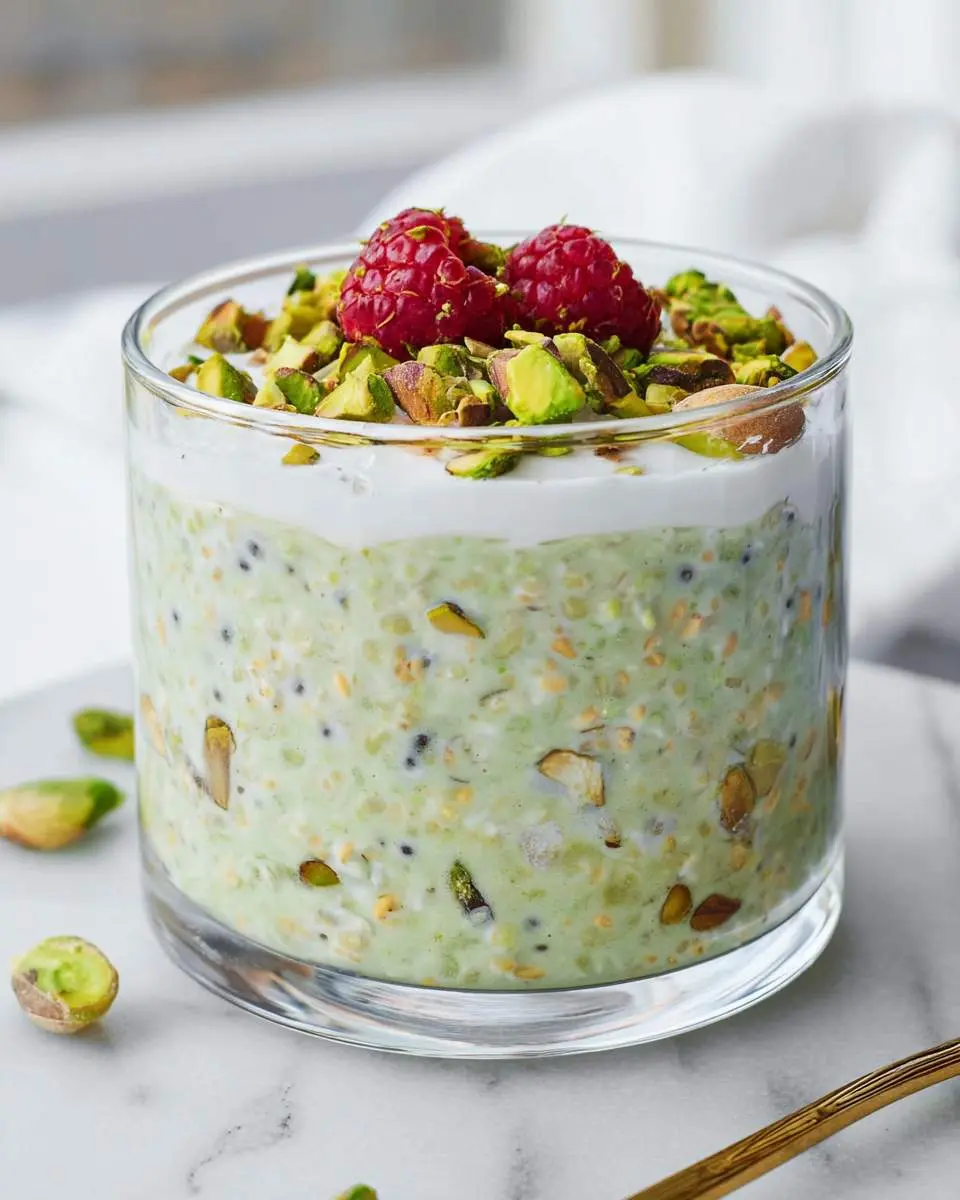Pistachio overnight oats 1 pistachio overnight oats ingredients and preparation
