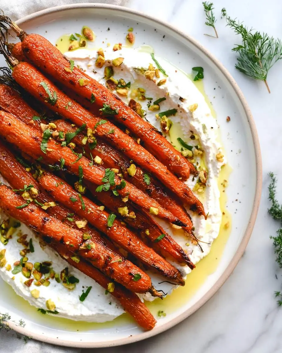 Roasted Carrots With Whipped Feta 2 step by step preparation of the recipe