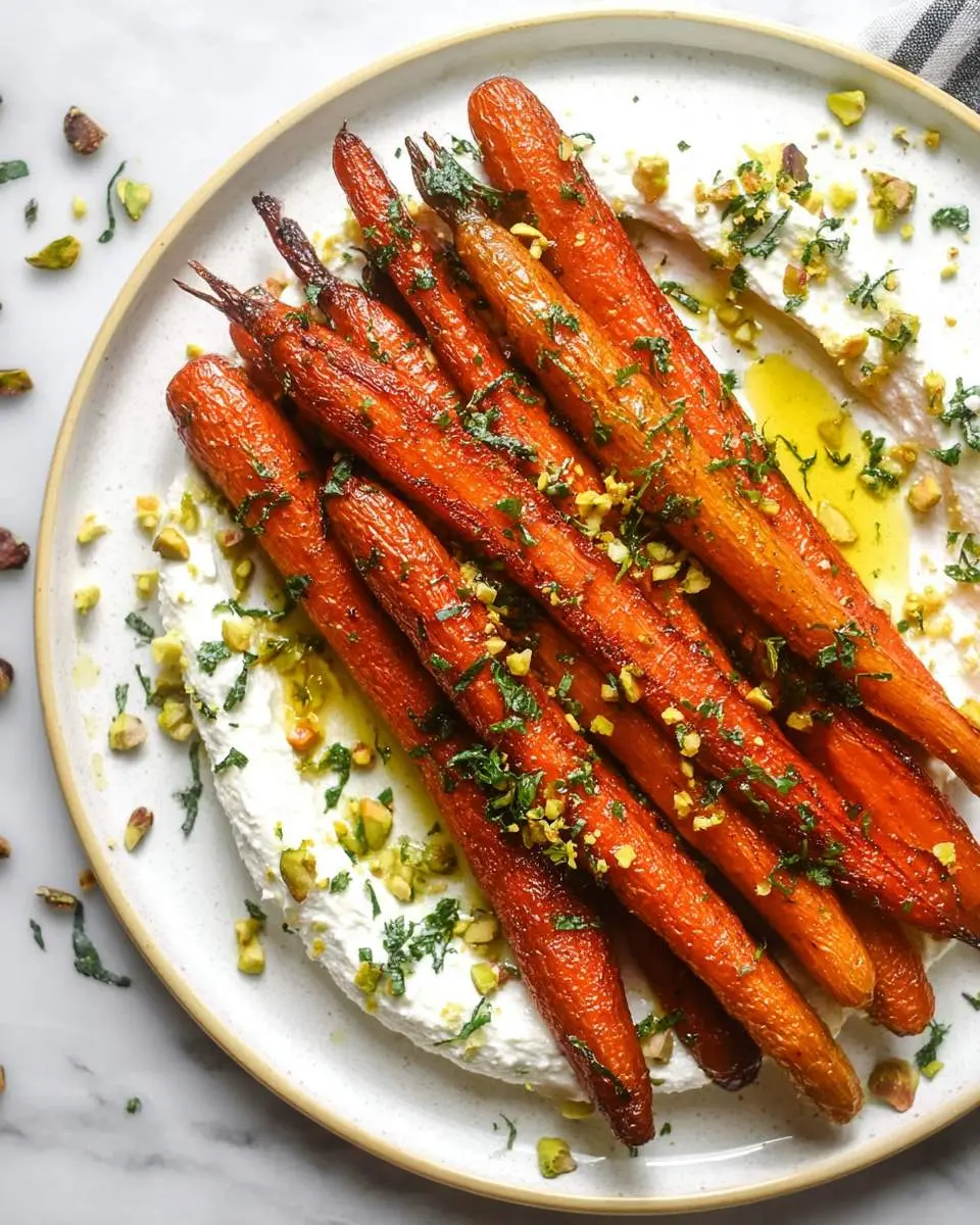 Roasted Carrots With Whipped Feta 1 Roasted Carrots With Whipped Feta ingredients and preparation
