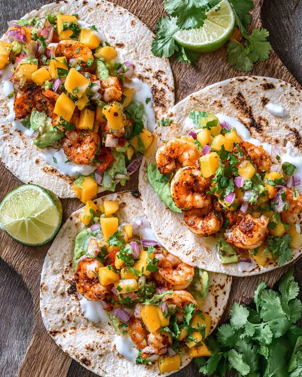 shrimp tacos mango salsa 1 shrimp tacos mango salsa ingredients and preparation