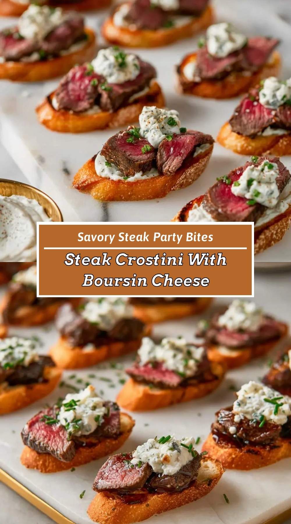 Steak Crostini With Boursin Cheese 3 finished dish ready to serve