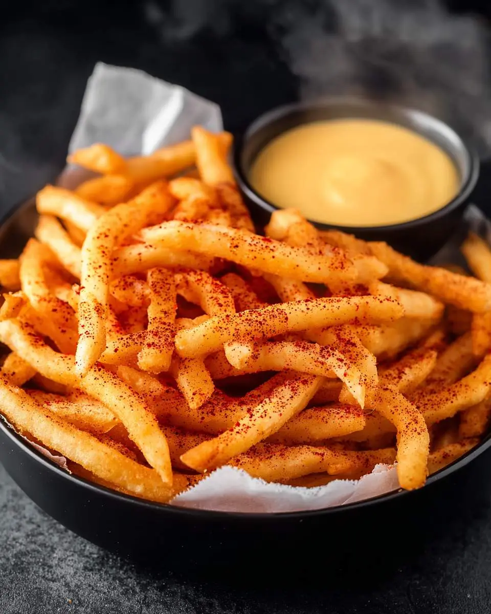 Taco Bell Nacho Fries 2 step by step preparation of the recipe