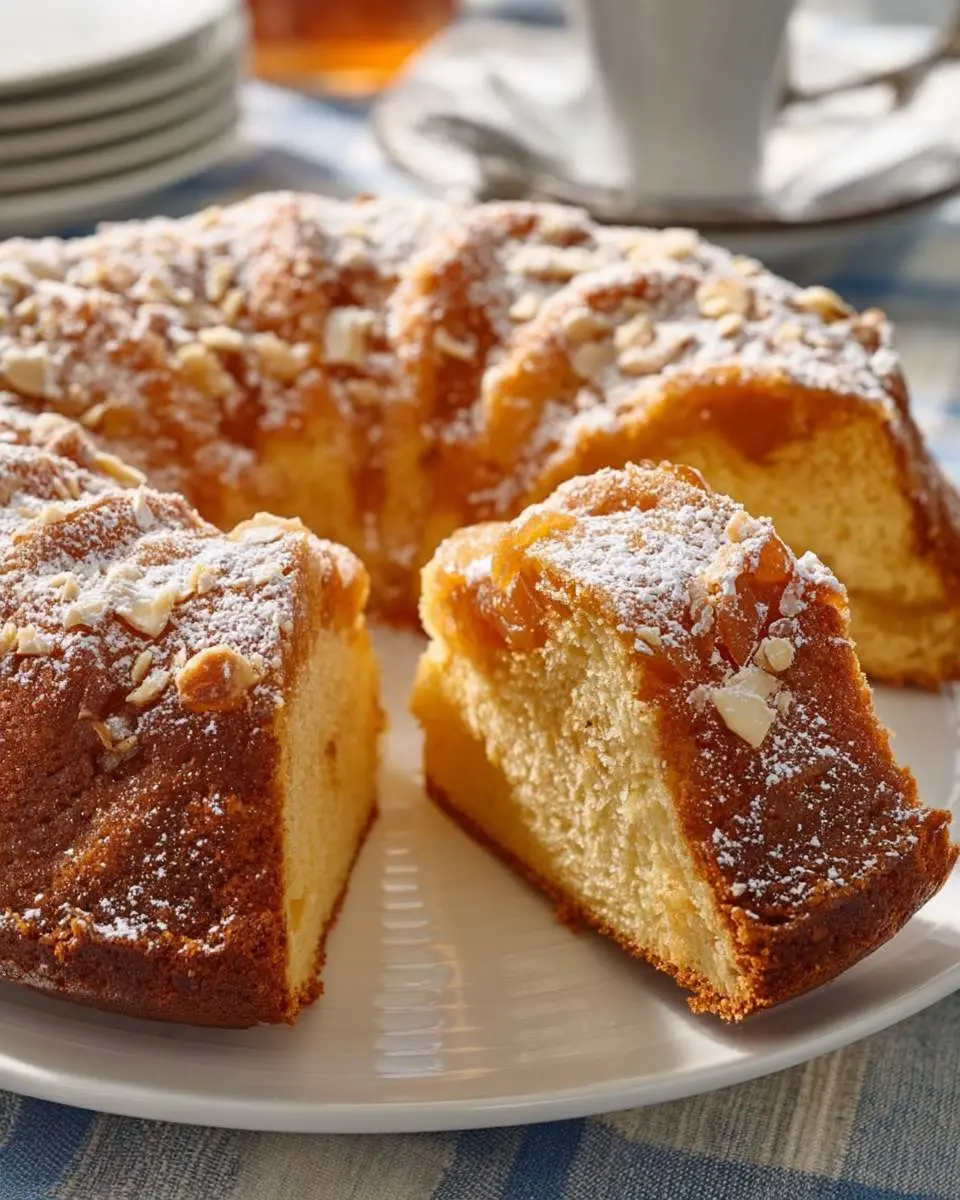 Apricot Almond Coffee Cake 1 apricot almond coffee cake ingredients and preparation