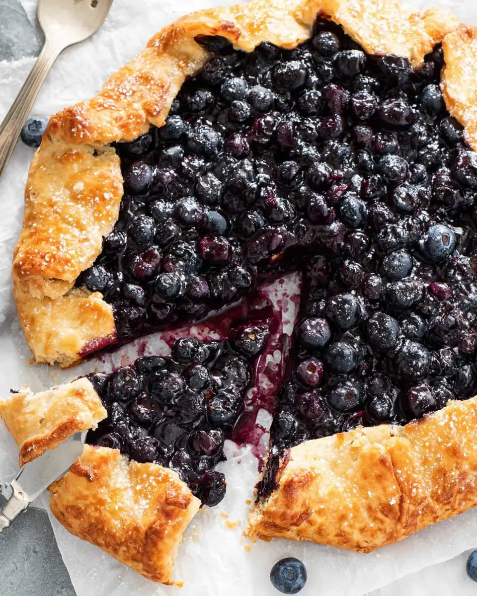 blueberry galette ingredients and preparation