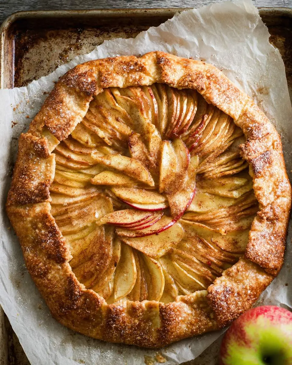 Cinnamon Apple Galette ingredients and preparation