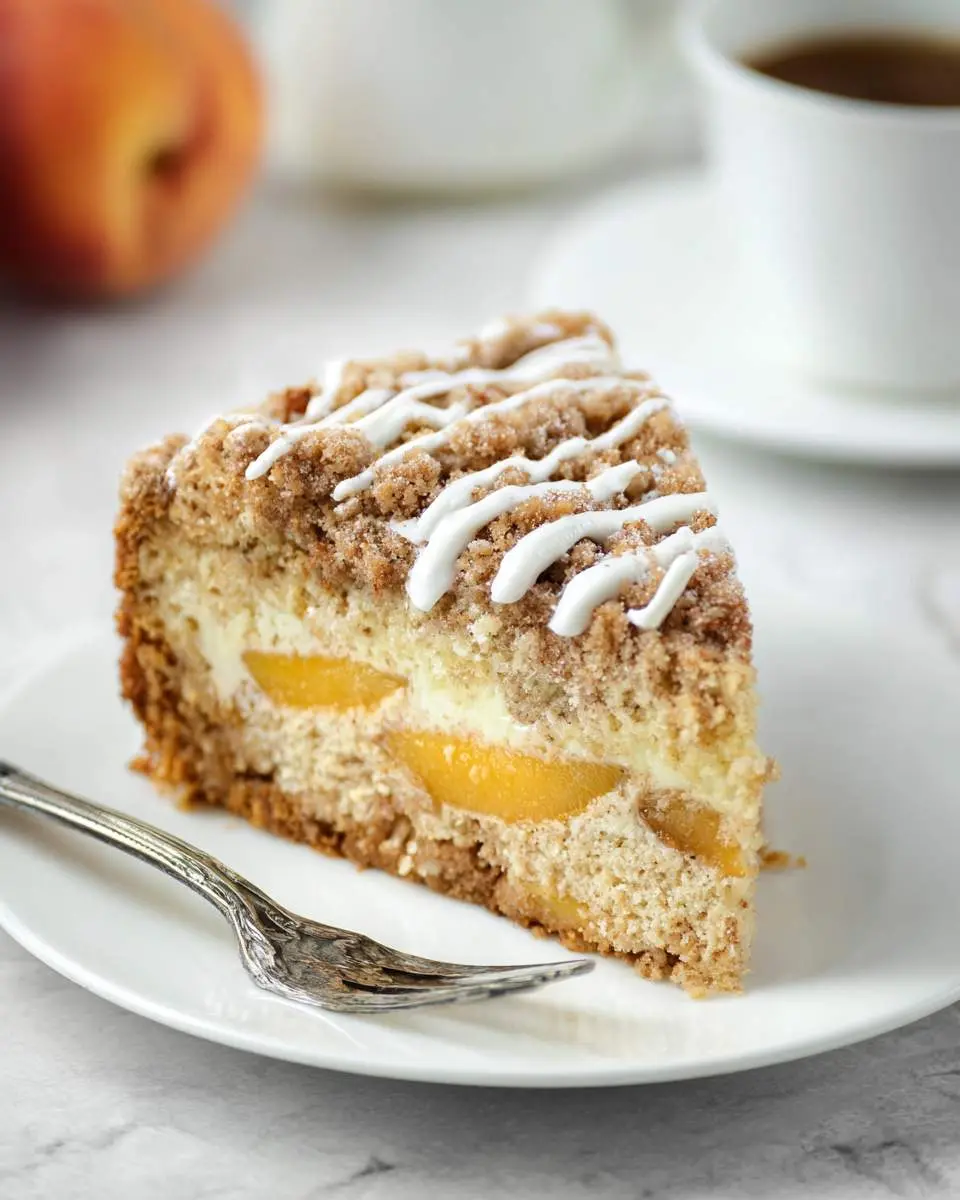 peach coffee cake ingredients and preparation